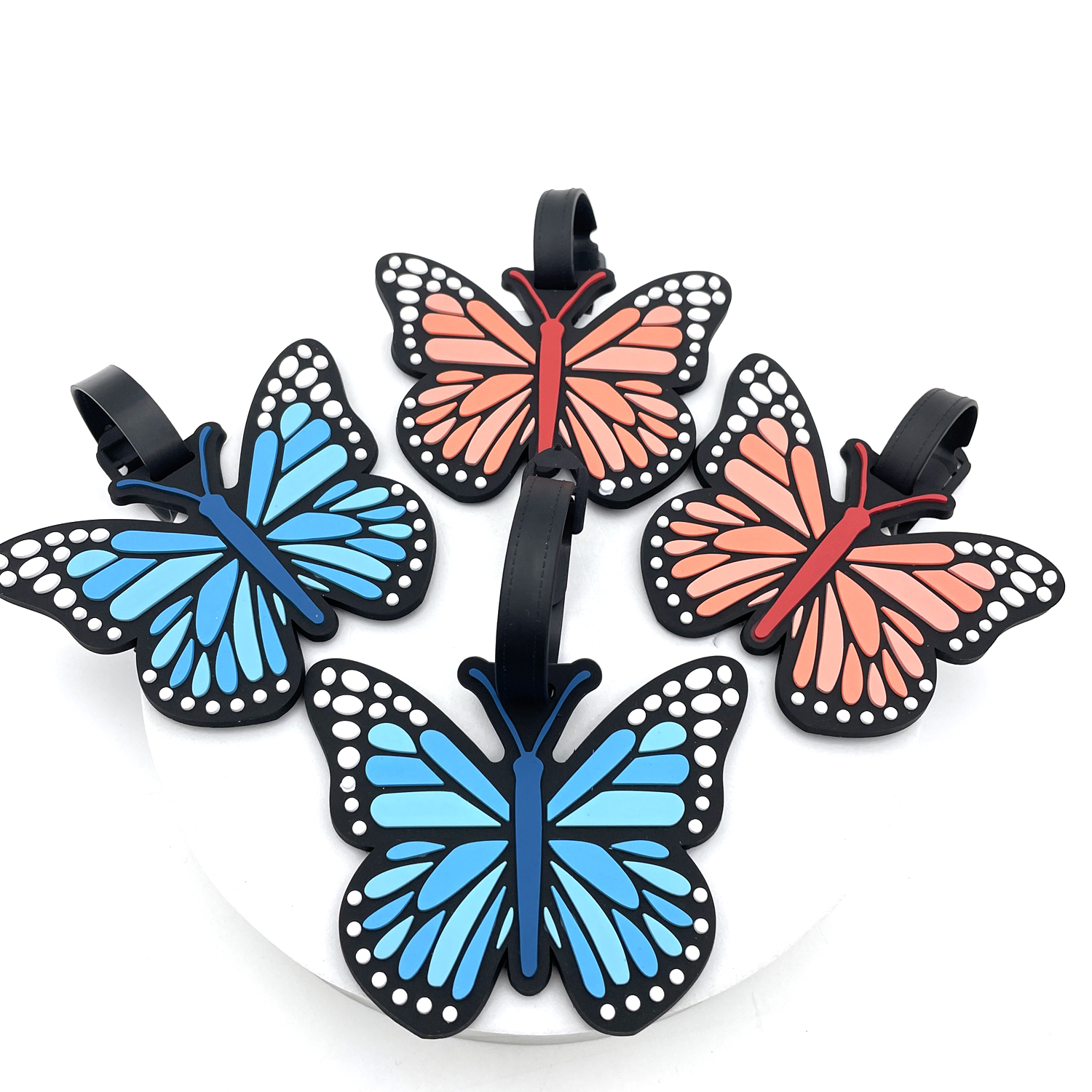 Travel Accessories International - 1pc Butterfly Luggage Label Women Travel