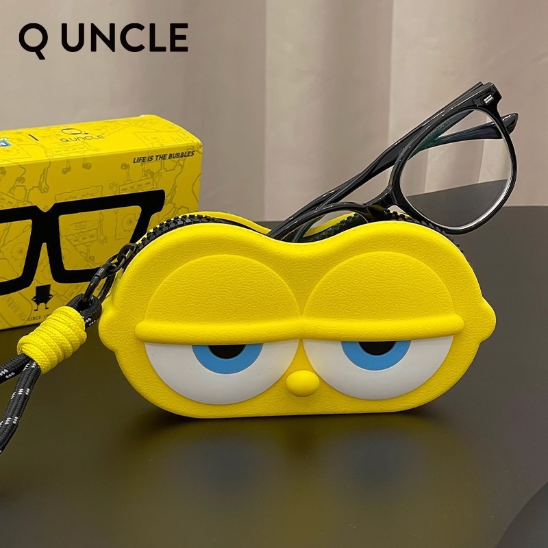 Travel Accessories With Kids - SpongeBob SquarePants Glasses Storage Case Cartoon