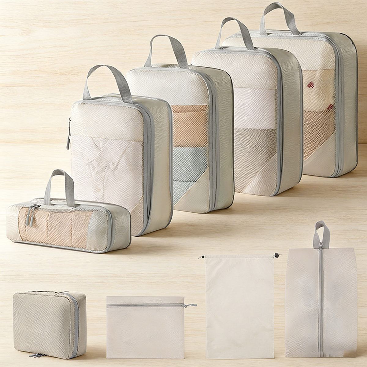 Travel Accessories In Bulk - 5pcs/set Lightweight Portable Travel Compression Storage