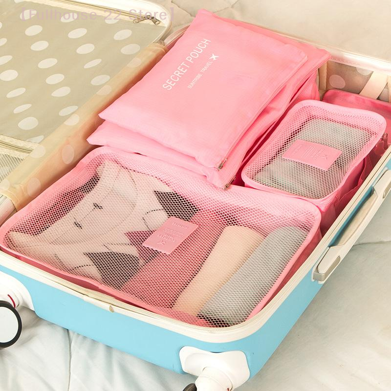 Travel Accessories Organiser - 【MAX-22】6-pieceTravel Organizer Portable Suitcase Organizer Clothes