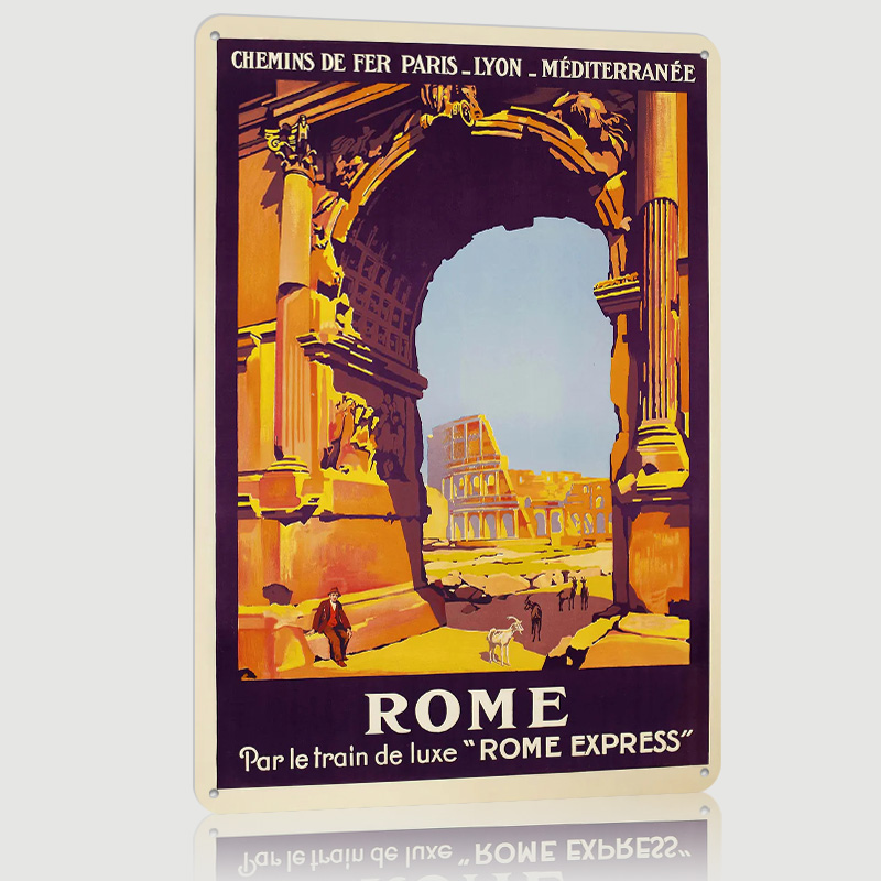Travel Accessories Rome - Rome Travel Printed Poster Custom Wall