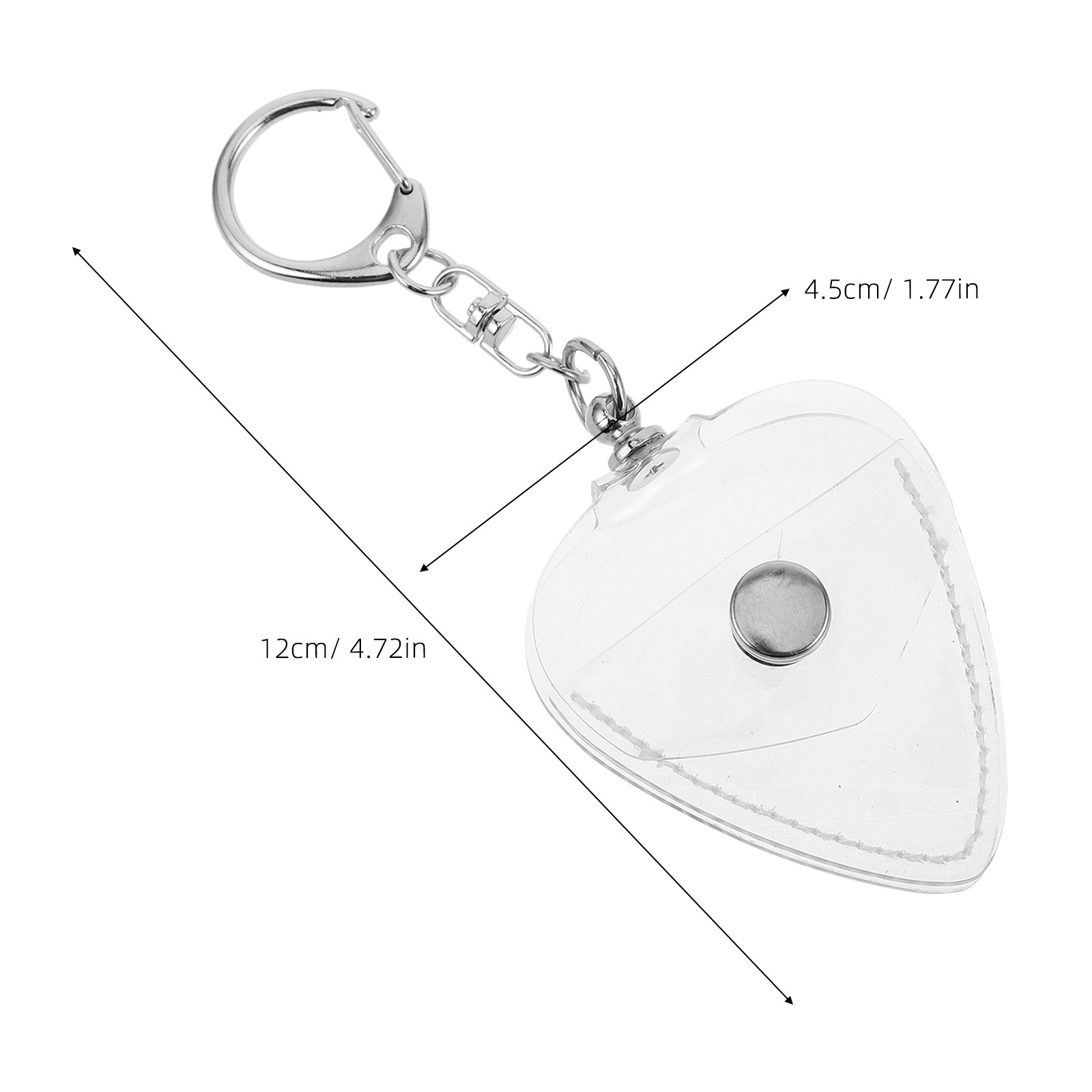 Transparent Guitar Pick Holder - Travel Accessories And Bags ulasan dan harga