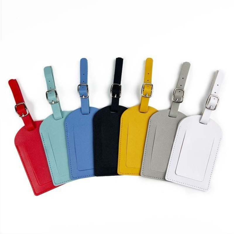 Women Men Luggage Tags PU Leat - Travel Accessories International ulasan dan harga