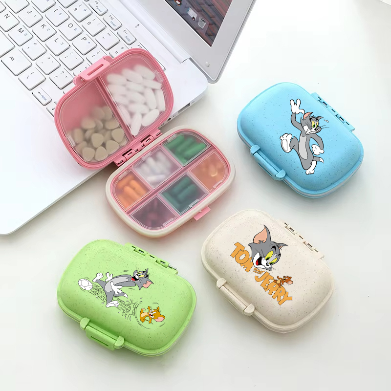 Tom and Jerry Portable Pills O - Travel Accessories Organiser ulasan dan harga