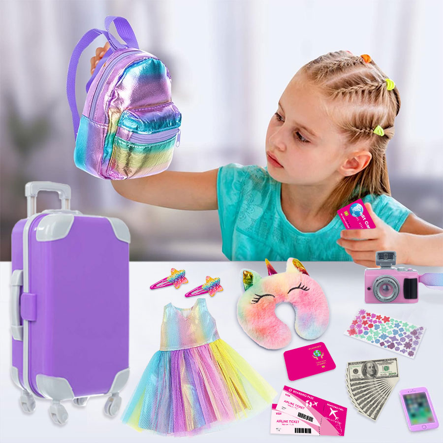 18inch Doll Clothes and Access - Travel Accessories With Kids ulasan dan harga