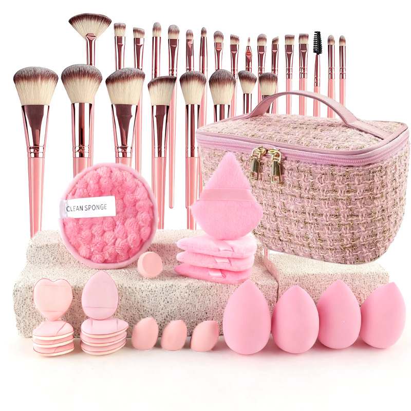 Makeup Brush Set Chic Fragranc - Travel Accessories And Bags ulasan dan harga