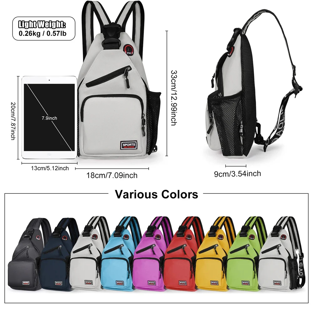Multi-pocket Casual Chest Bag  - Travel Accessories Men ulasan dan harga