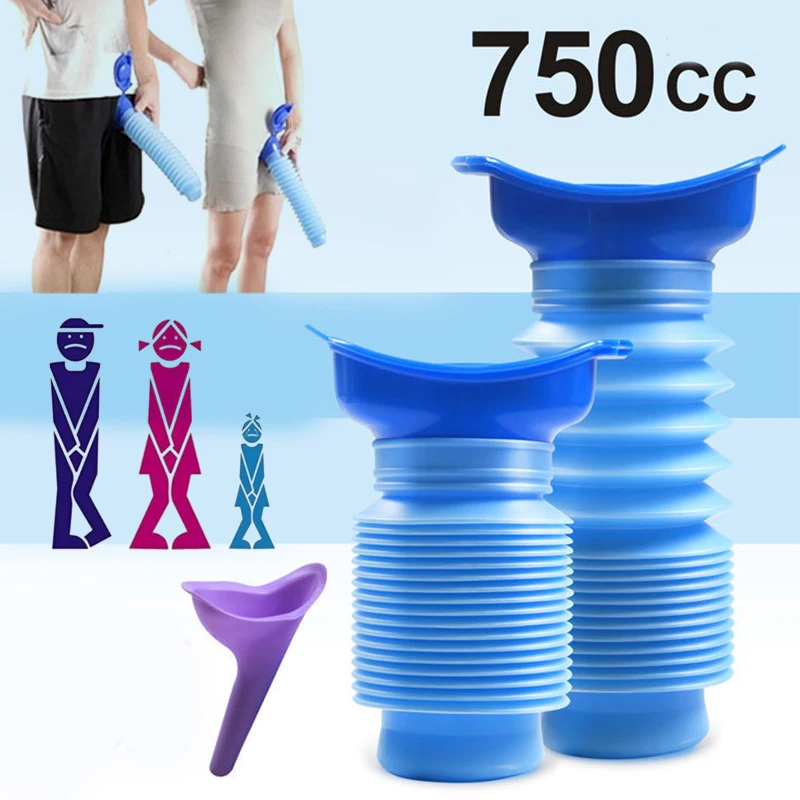 750ML Portable Standing Pee Bo - Travel Accessories With Kids ulasan dan harga