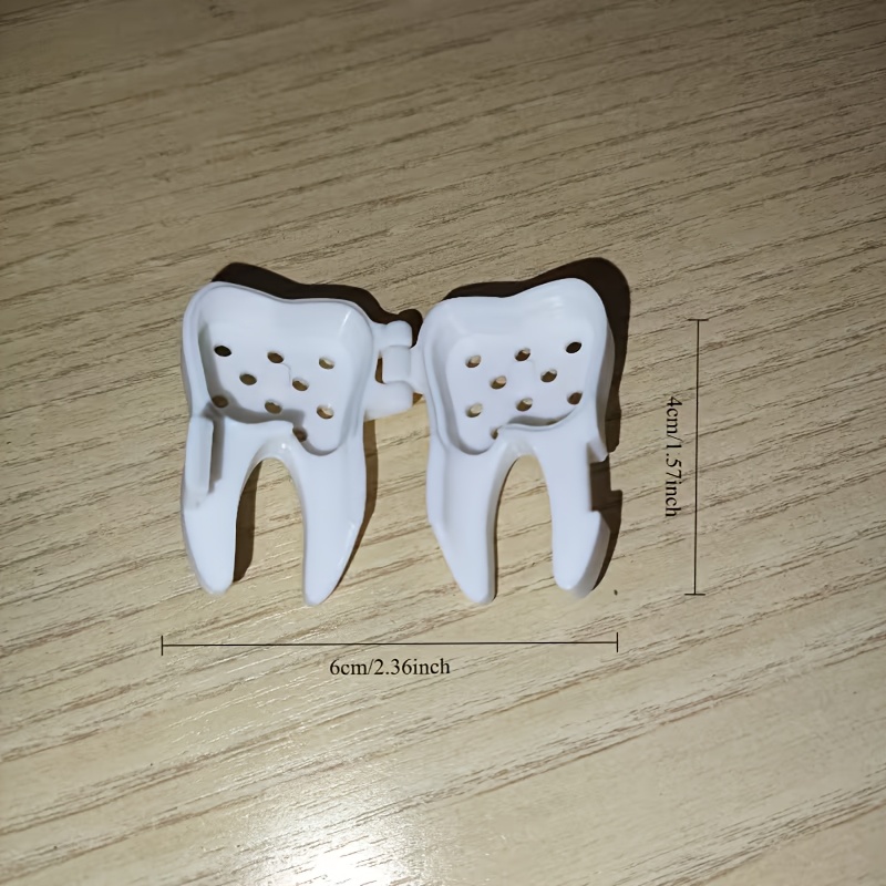 2Pcs 3D Printed Tooth Shaped P - Travel Accessories To 3D Print ulasan dan harga