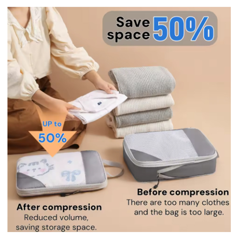 Set of 3 Compressible Packing  - Travel Accessories Organiser ulasan dan harga