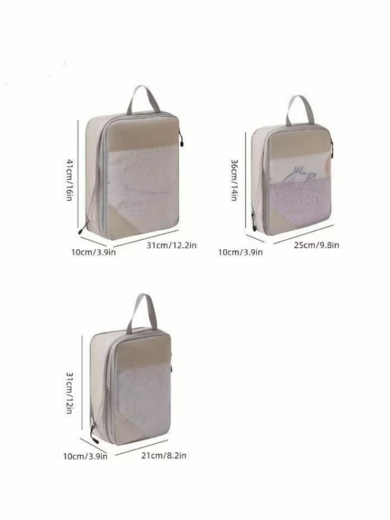 Set of 3 Compressible Packing  - Travel Accessories Organiser ulasan dan harga