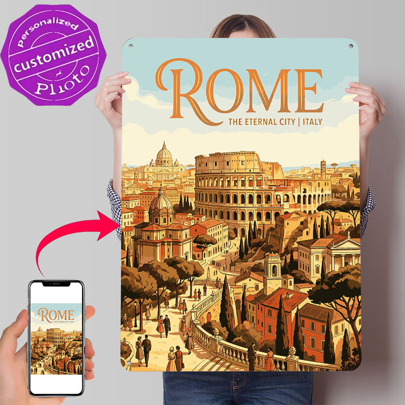 Vintage Rome Travel Printed Po - Travel Accessories Rome ulasan dan harga