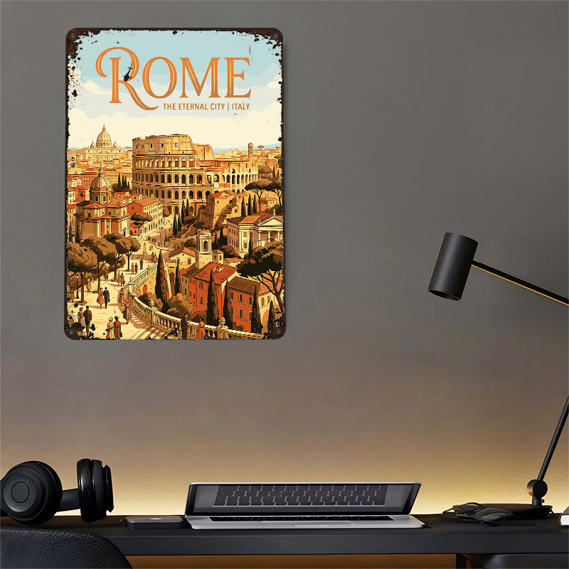 Vintage Rome Travel Printed Po - Travel Accessories Rome ulasan dan harga