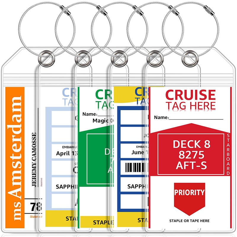 5 Pieces Cruise Tags Luggage E - Travel Accessories International ulasan dan harga