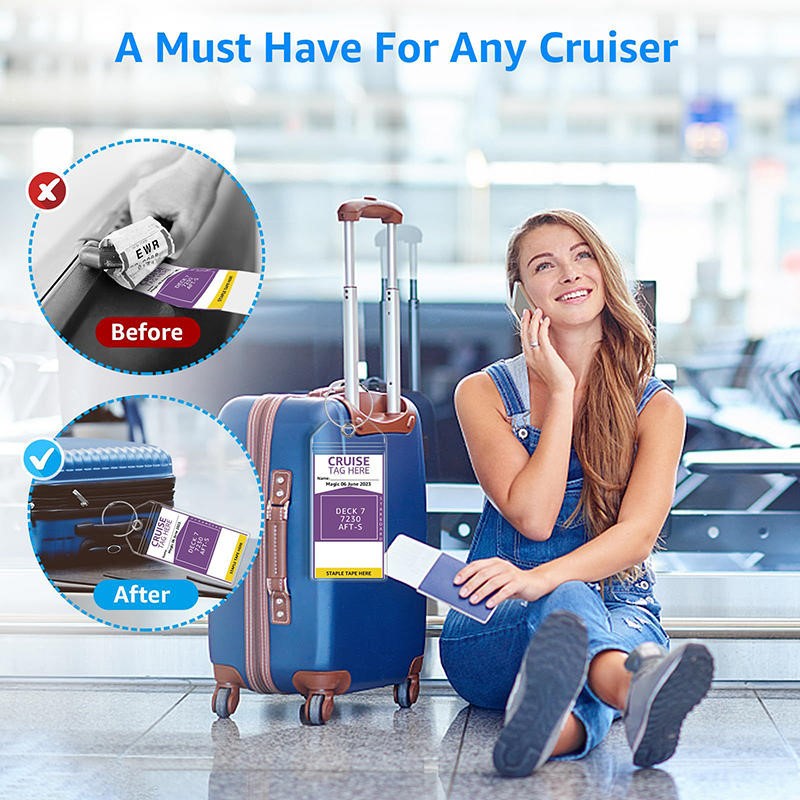 5 Pieces Cruise Tags Luggage E - Travel Accessories International ulasan dan harga
