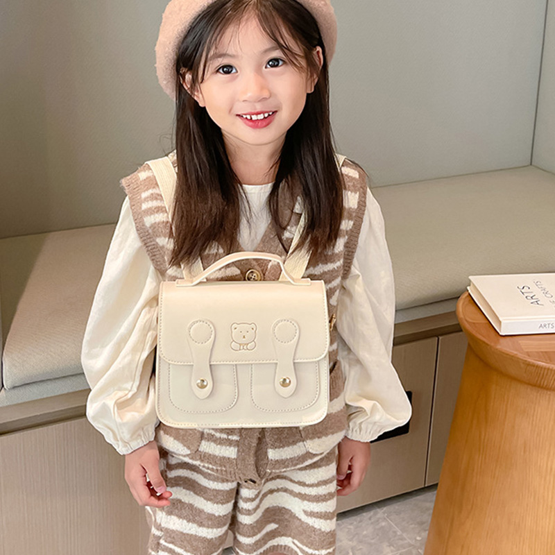Bear Kids Backpack PU Leather  - Travel Accessories With Kids ulasan dan harga