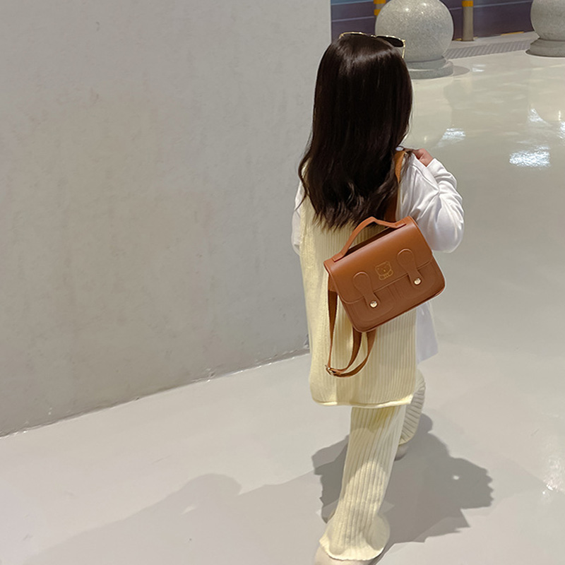 Bear Kids Backpack PU Leather  - Travel Accessories With Kids ulasan dan harga
