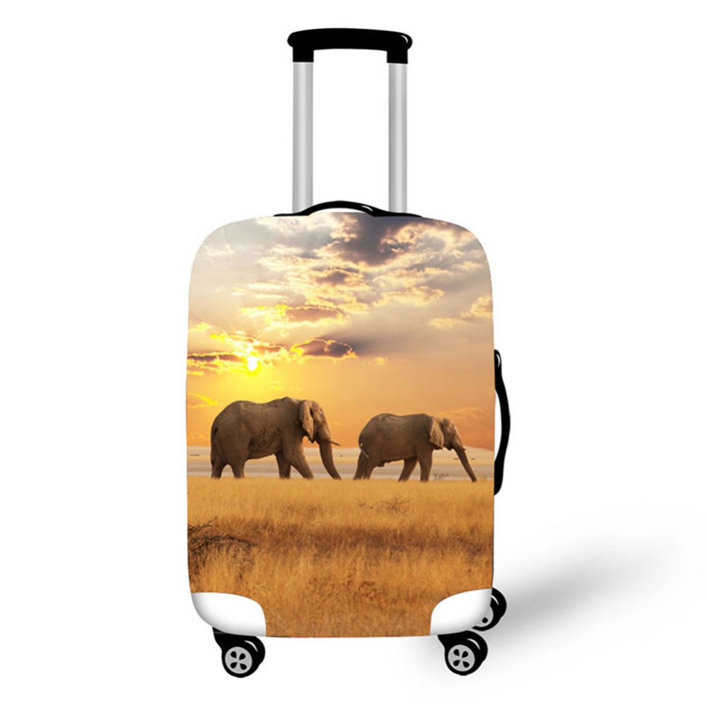 3D Elephant pattern print trav - Travel Accessories To 3D Print ulasan dan harga