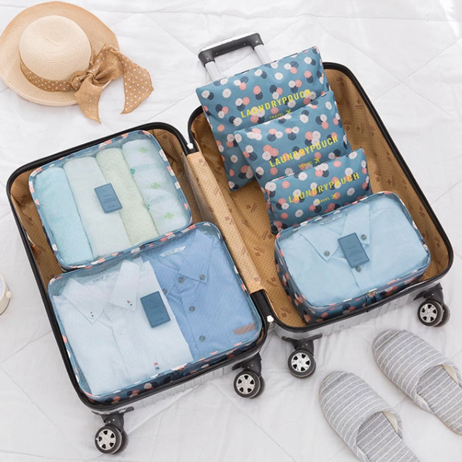 6pcs Travel Organizer Storage  - Travel Accessories Organiser ulasan dan harga
