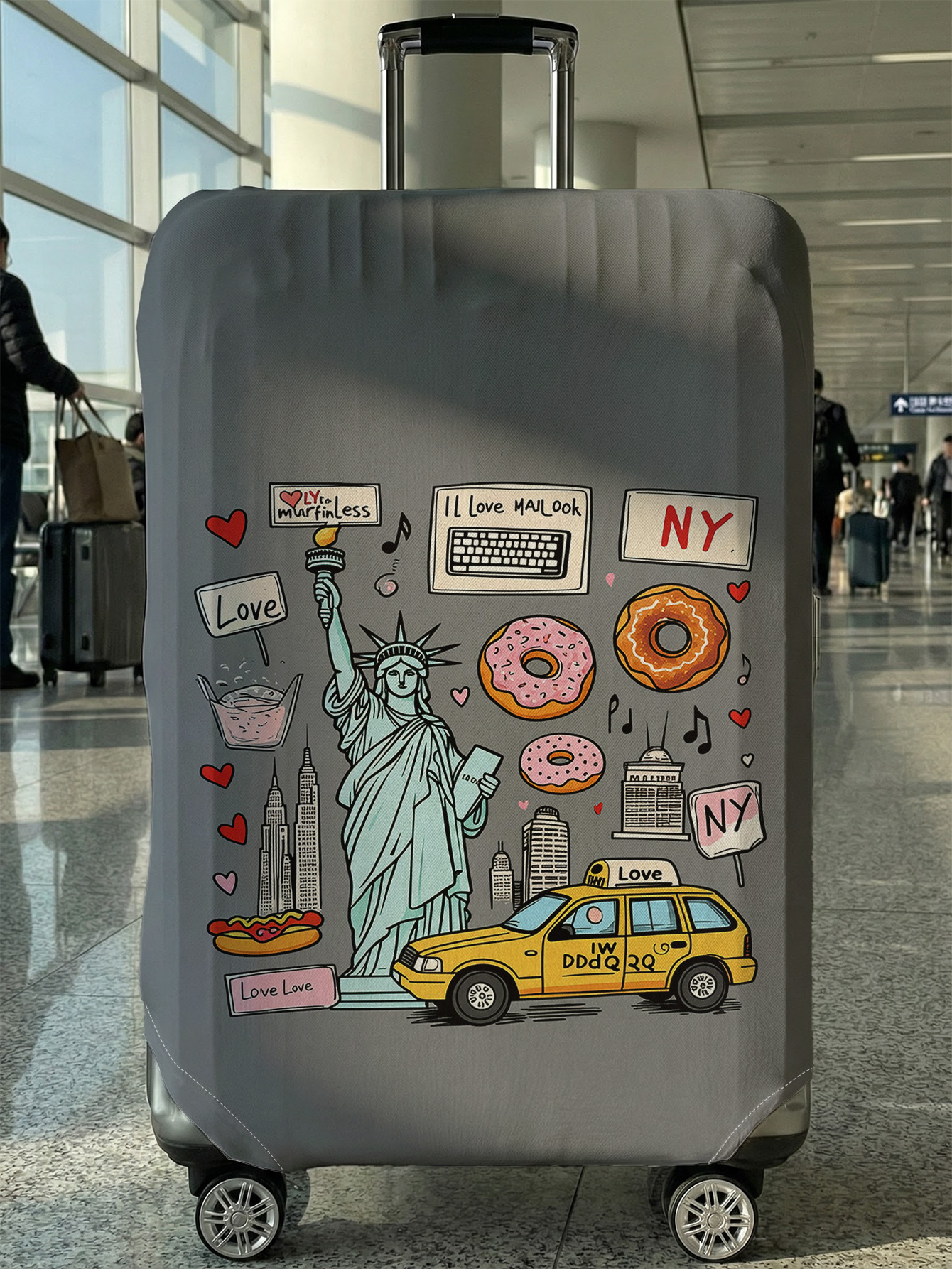 New York Landmark Element Prin - Travel Accessories New York ulasan dan harga