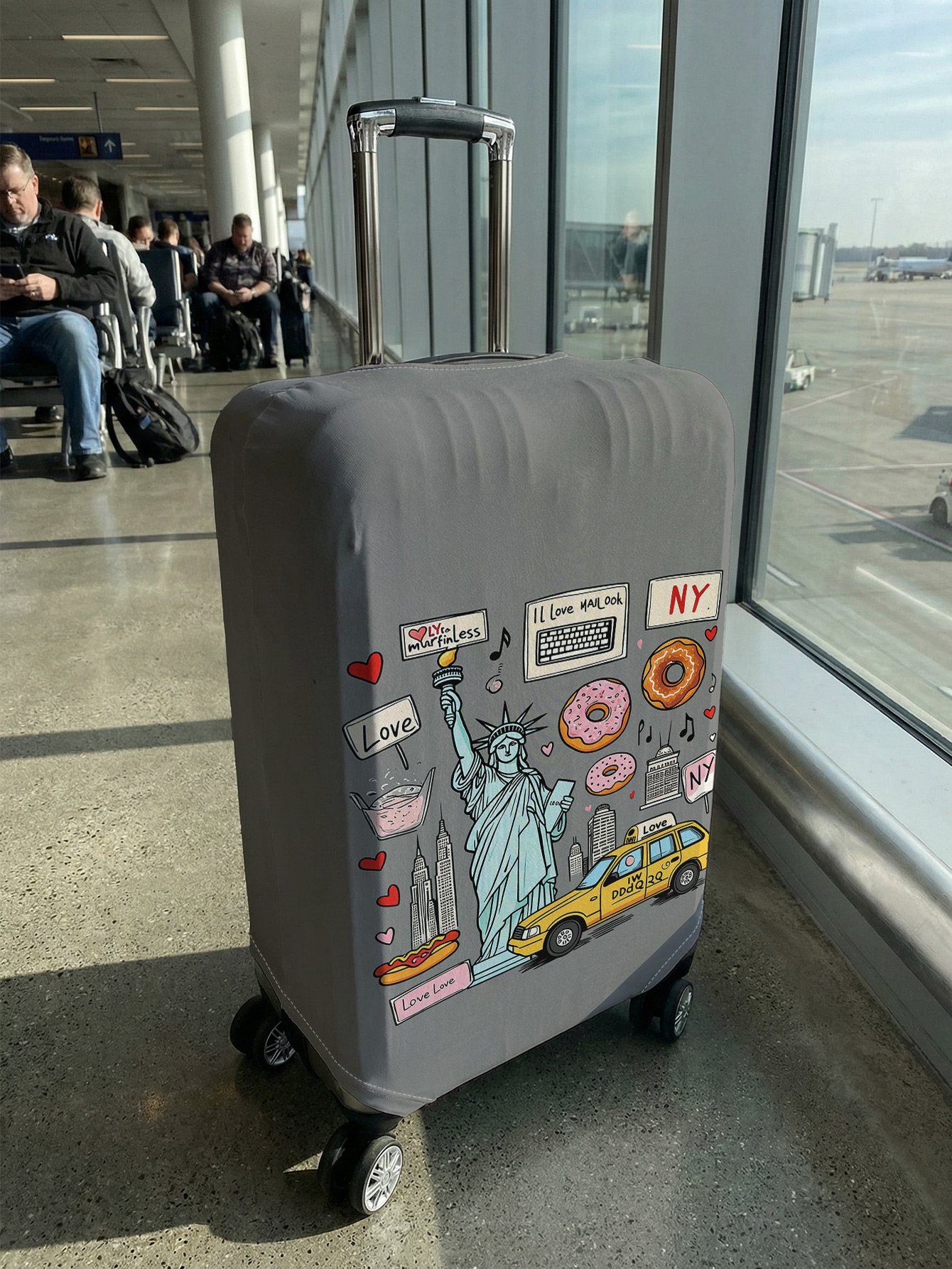 New York Landmark Element Prin - Travel Accessories New York ulasan dan harga