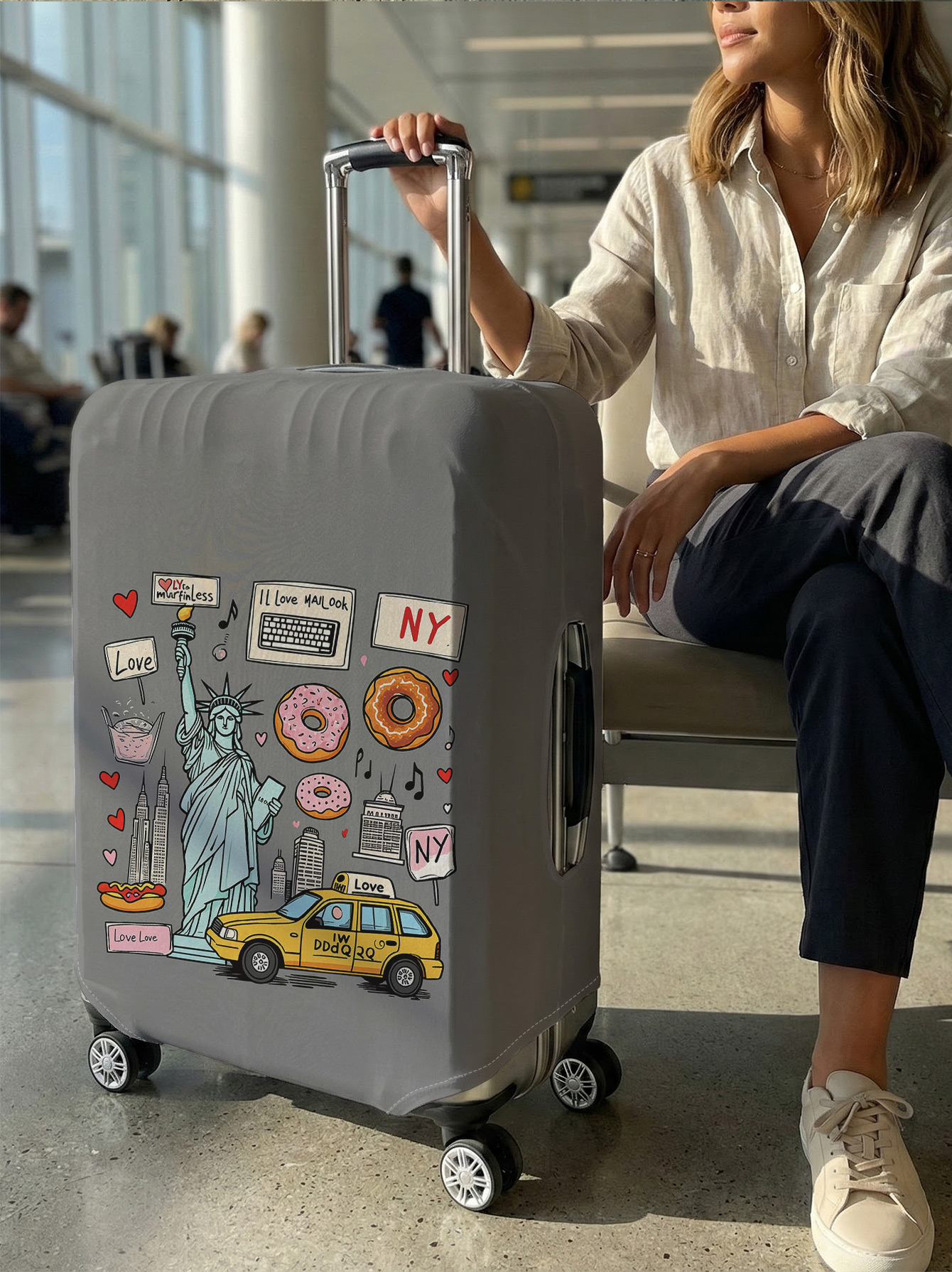 New York Landmark Element Prin - Travel Accessories New York ulasan dan harga
