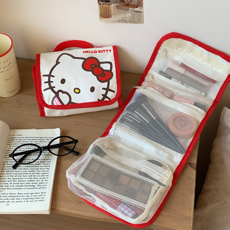 Hello Kitty Portable Large Cap - Travel Accessories Organiser ulasan dan harga
