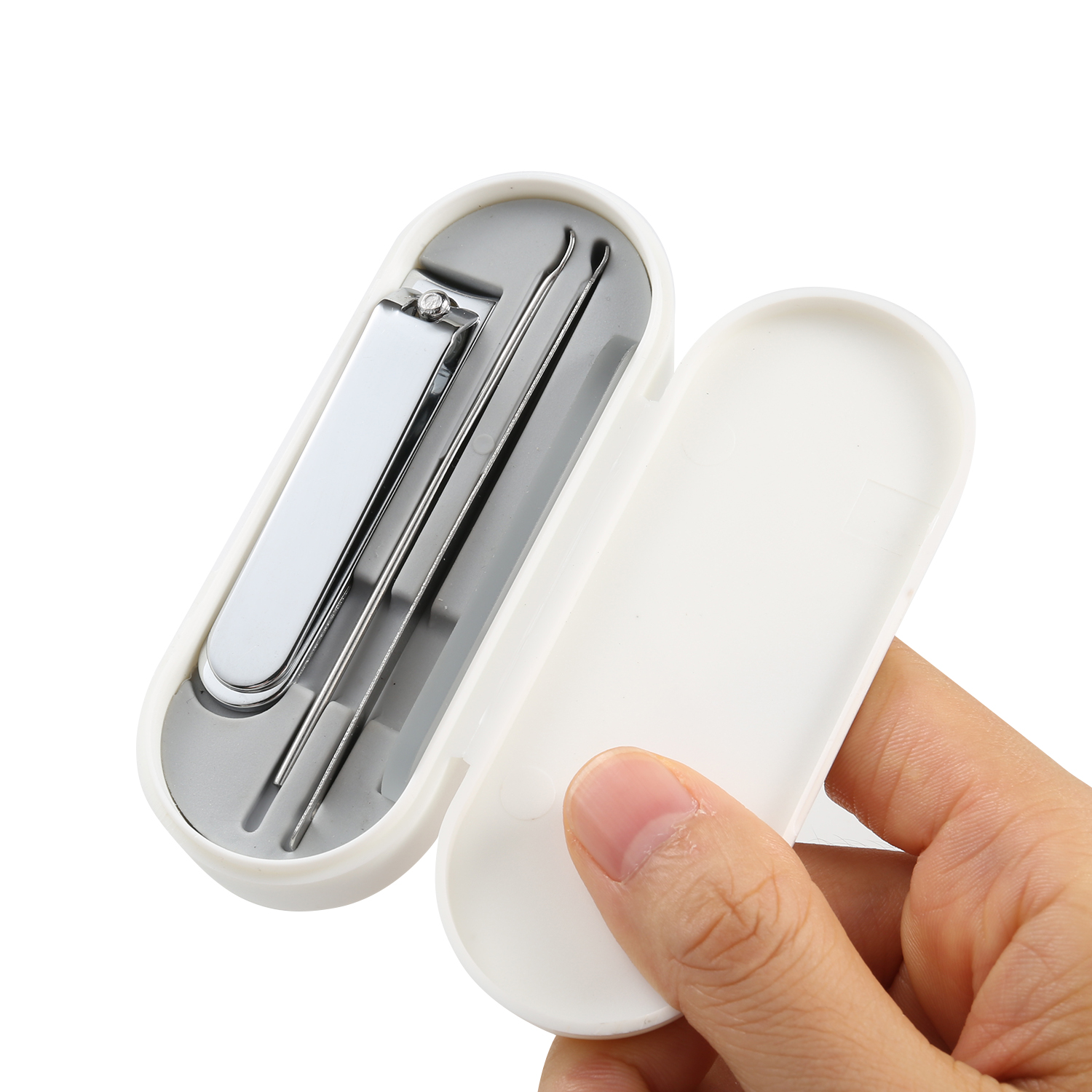 4PCS Nail Clipper Set Nano Gla - Travel Router Accessories ulasan dan harga