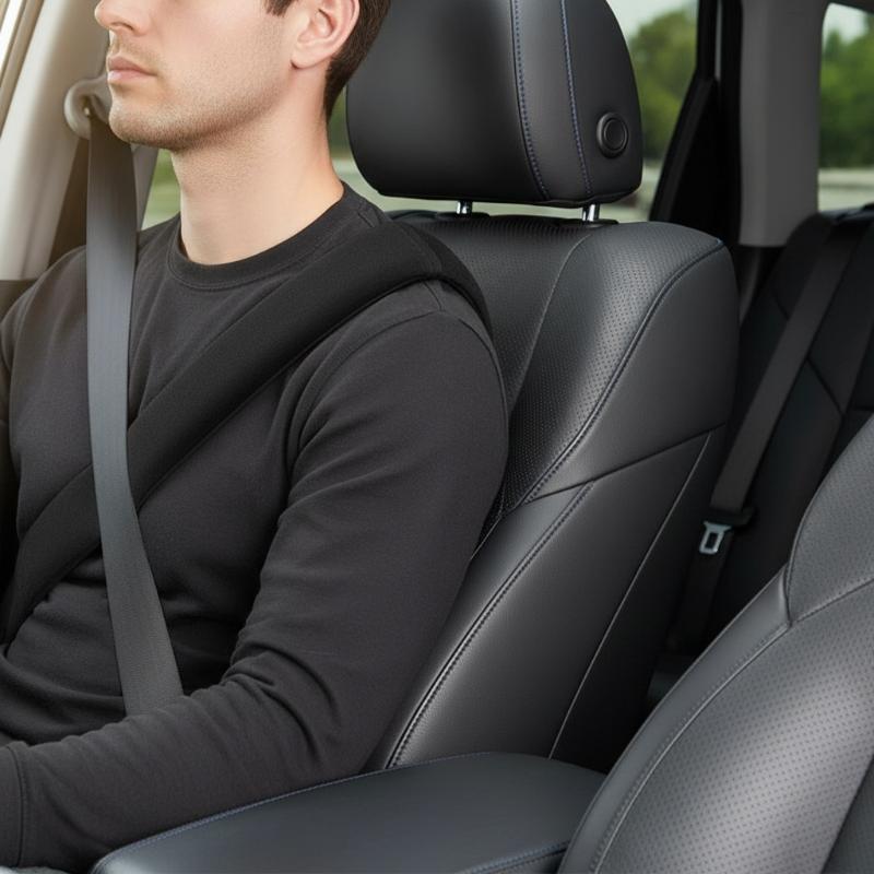 1/2pcs Soft Seat Belt Covers C - Travel Accessories For Car ulasan dan harga