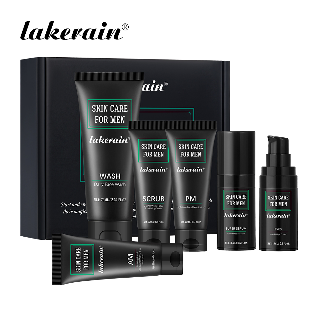 Lakerain Skin Care for Men Kit - Travel Accessories Men ulasan dan harga