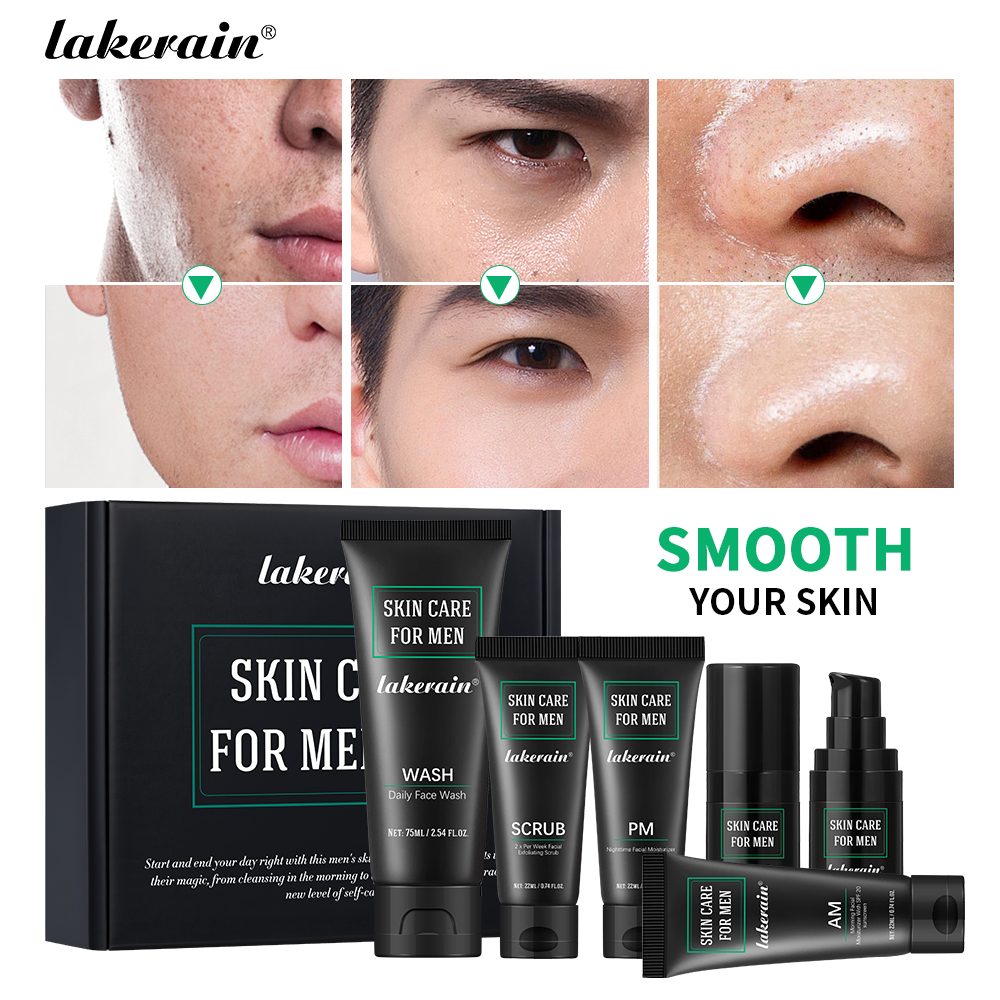 Lakerain Skin Care for Men Kit - Travel Accessories Men ulasan dan harga