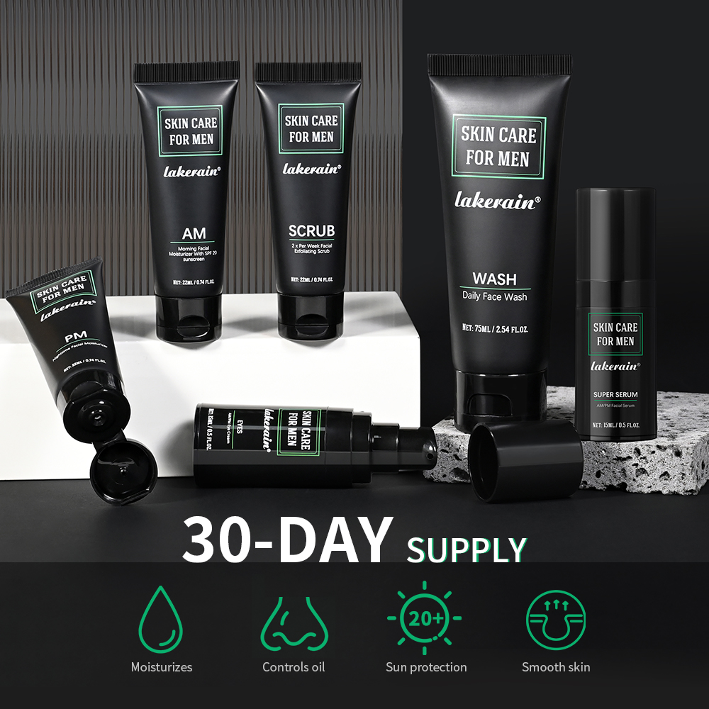 Lakerain Skin Care for Men Kit - Travel Accessories Men ulasan dan harga