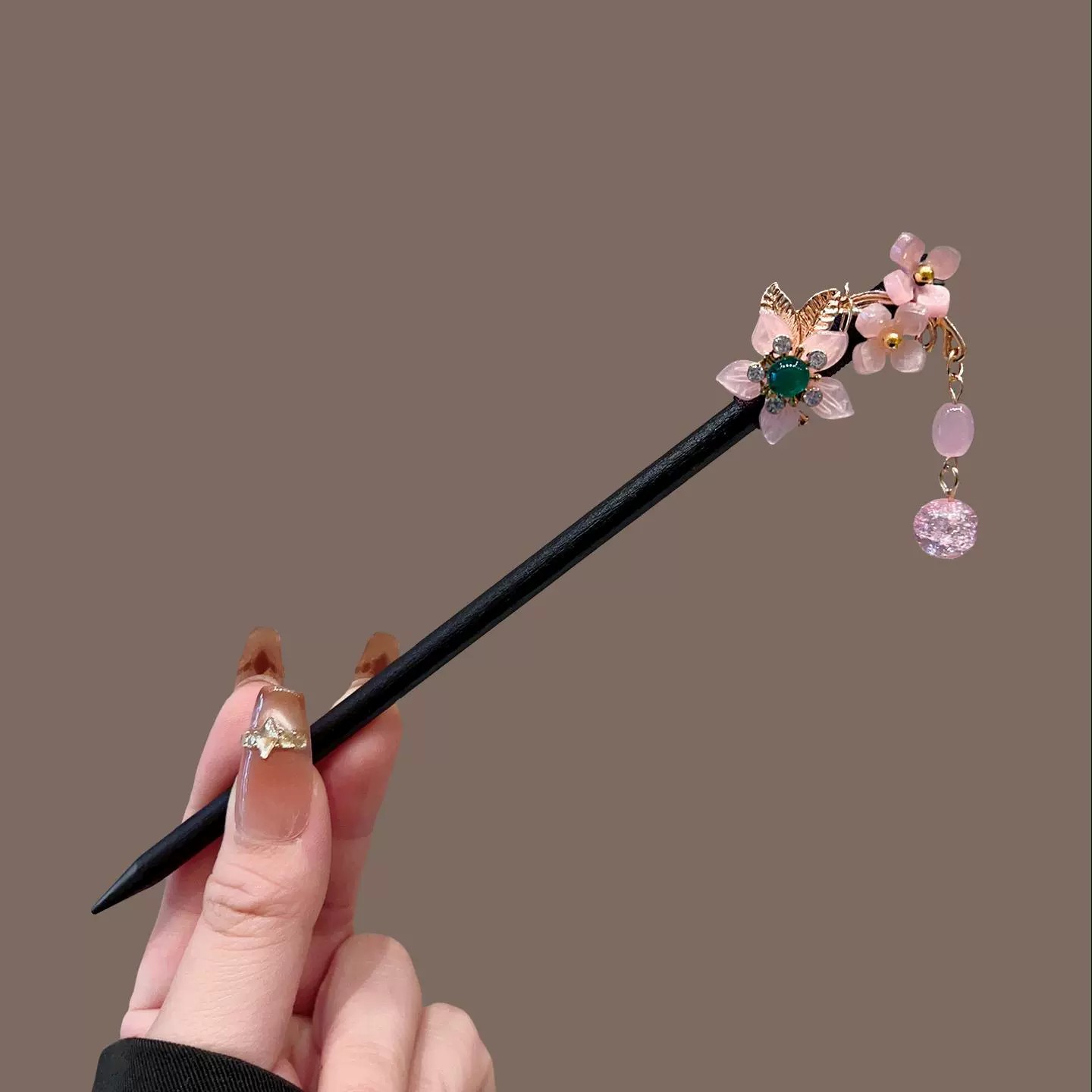 Antique Wooden Hairpin Women's - Travel Accessories New ulasan dan harga