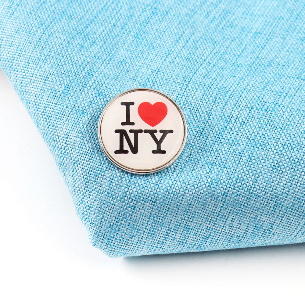 I love New York Badges Creativ - Travel Accessories New York ulasan dan harga
