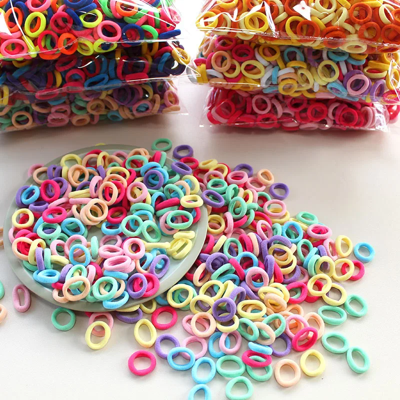 100/300/500Pcs Hair Bands for  - Travel Accessories With Kids ulasan dan harga