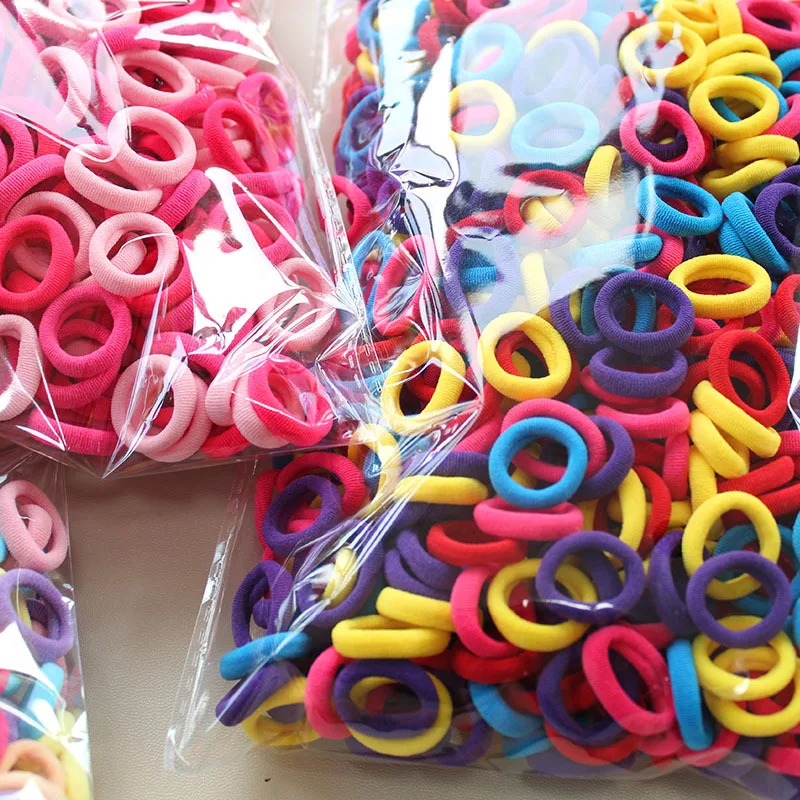 100/300/500Pcs Hair Bands for  - Travel Accessories With Kids ulasan dan harga