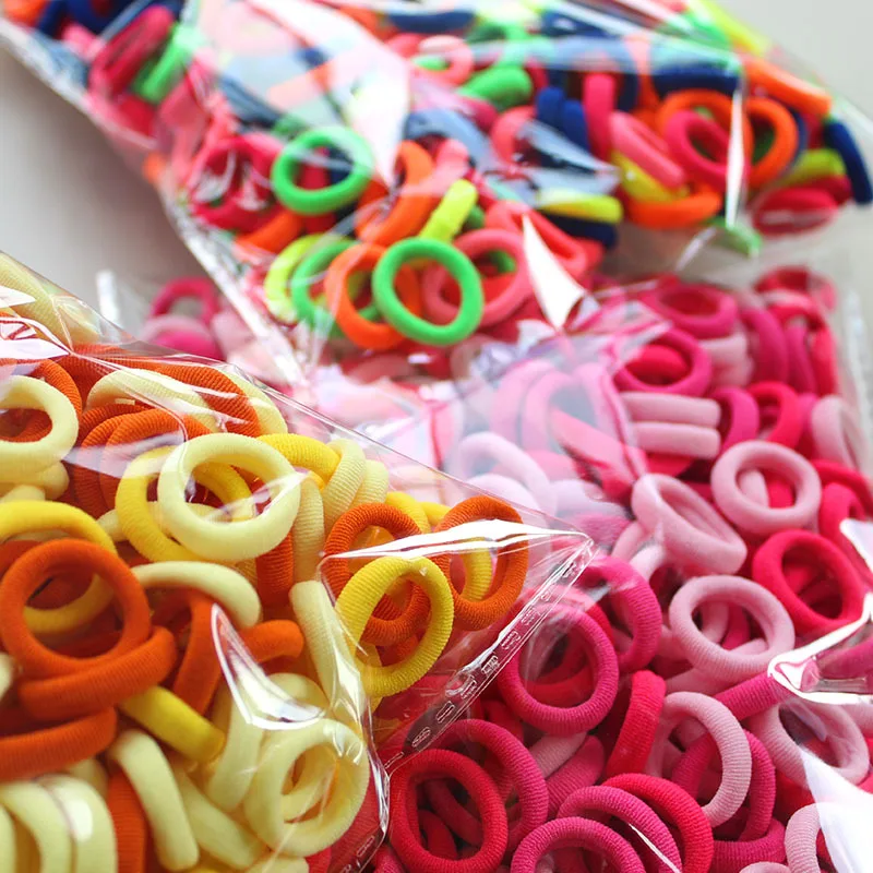 100/300/500Pcs Hair Bands for  - Travel Accessories With Kids ulasan dan harga