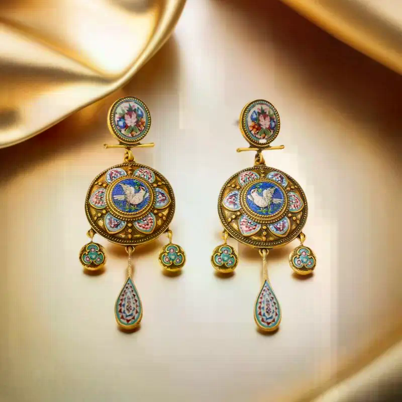 Retro Court-Style Rattle Earri - Travel Accessories Dropshipping ulasan dan harga