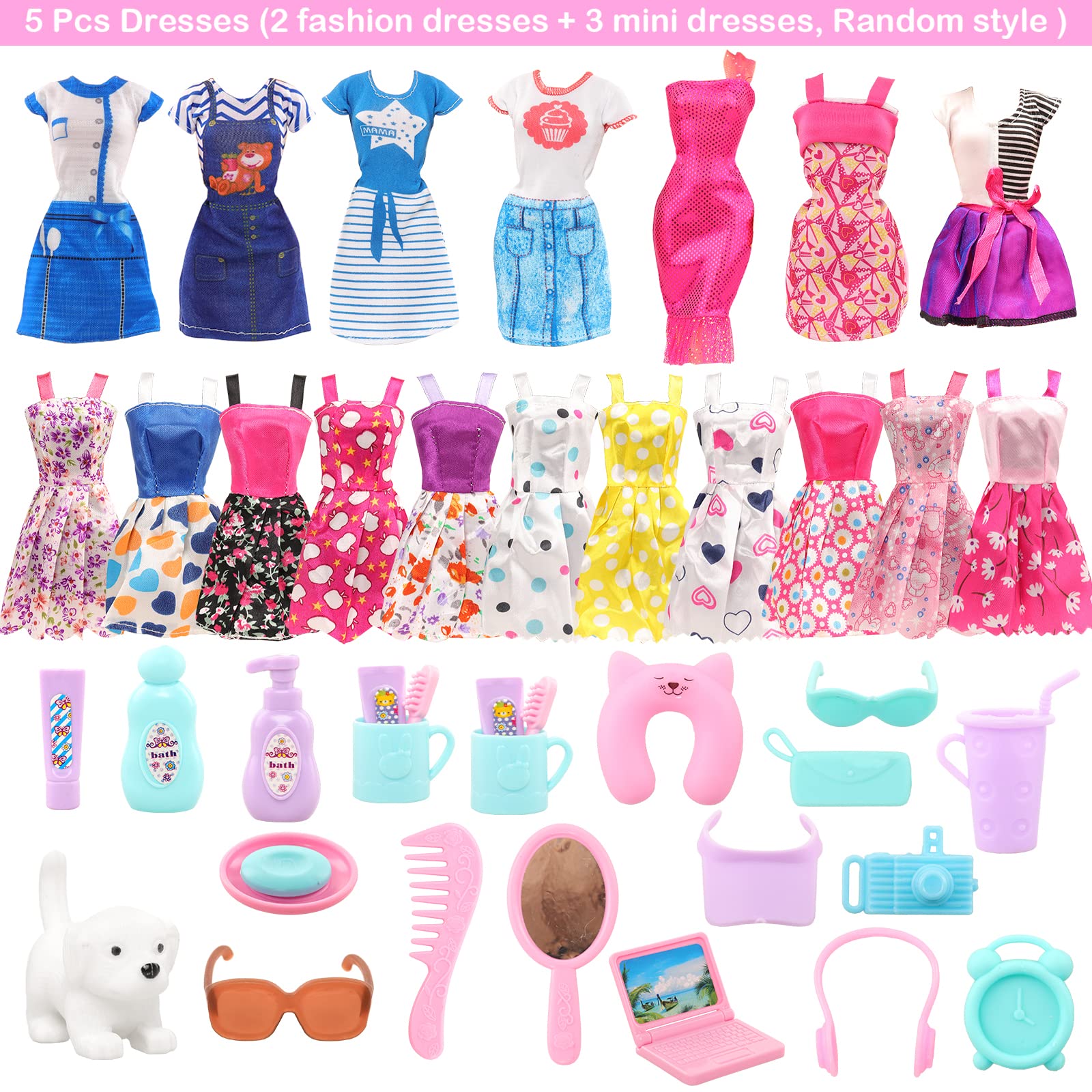 BARWA 30 Pcs 11.5 lnch Travel  - Travel Accessories With Kids ulasan dan harga
