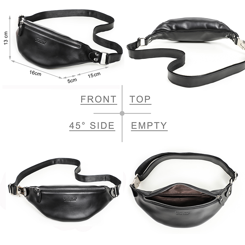 CONTACT'S Men Waist Packs Genu - Travel Accessories Men ulasan dan harga