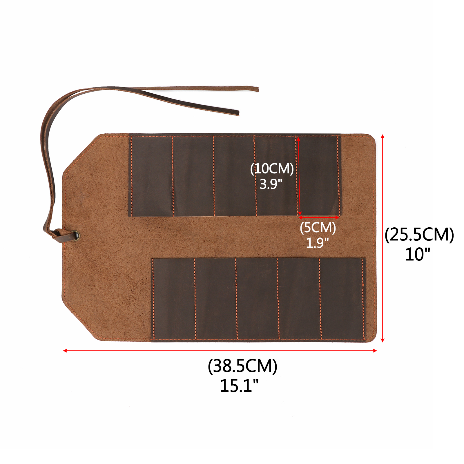 Tourbon Leather Tools Roll Up  - Travel Router Accessories ulasan dan harga