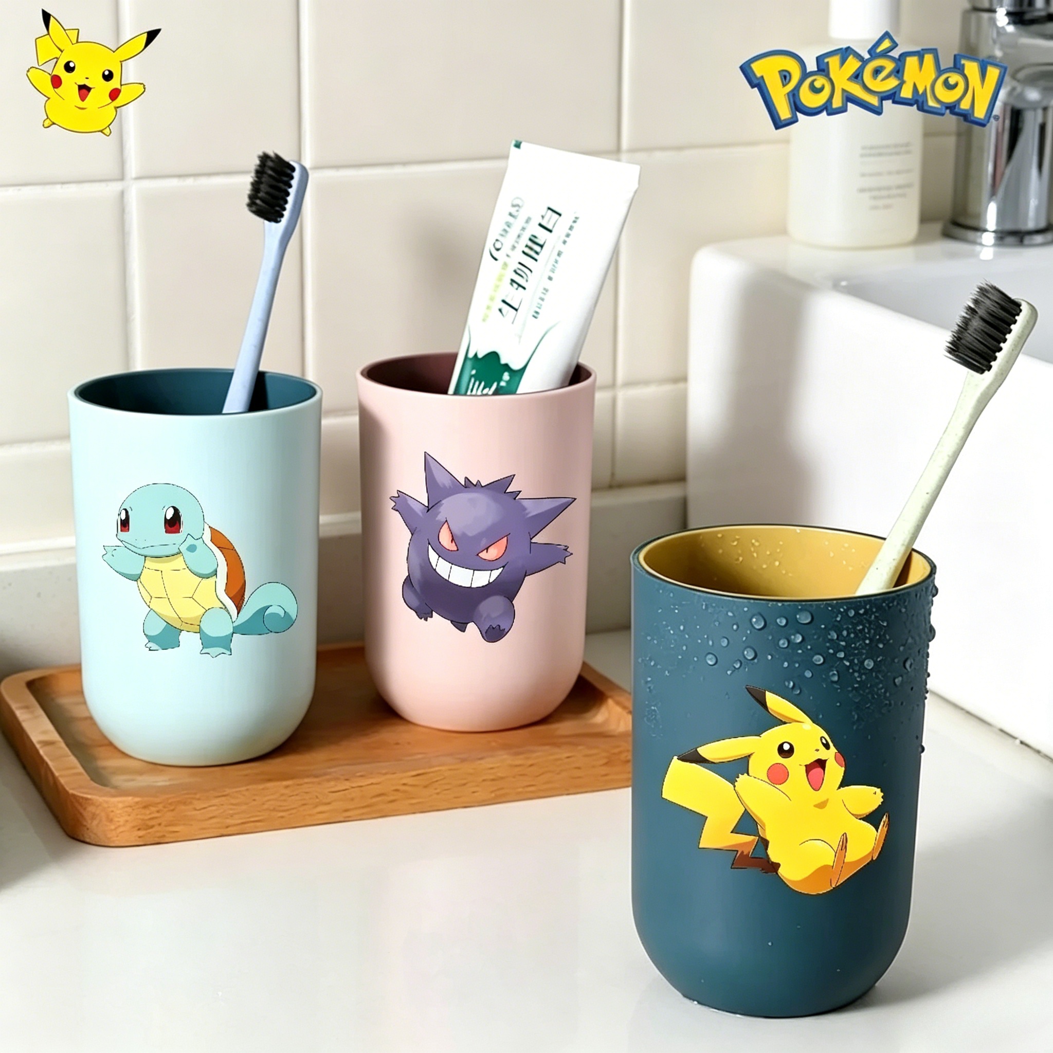 Cartoon Pokemon Bathroom Tumbl - Travel Accessories With Kids ulasan dan harga