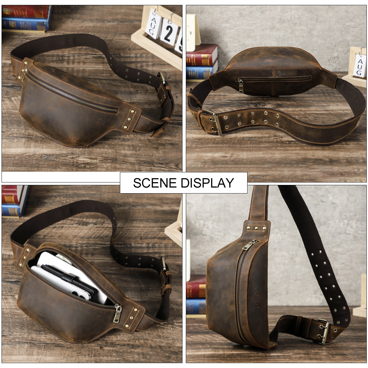CONTACT'S Genuine Leather Wais - Travel Accessories Men ulasan dan harga