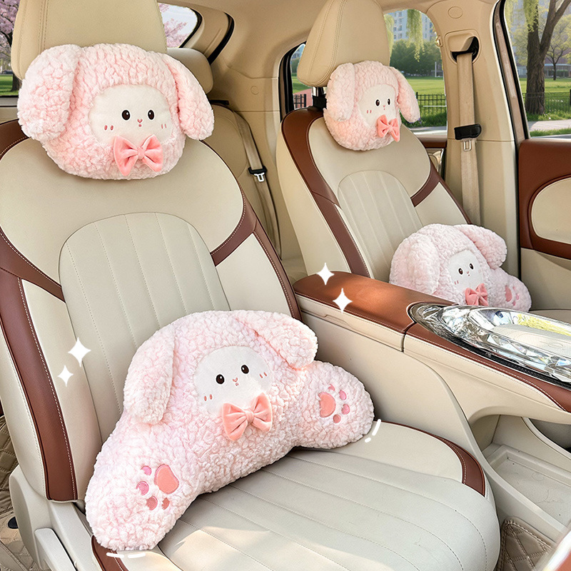 Bunny Car Seat Headrest Pillow - Travel Accessories With Kids ulasan dan harga