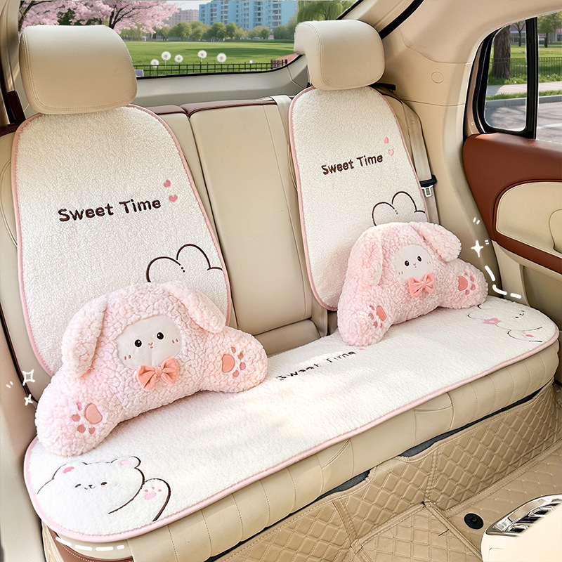Bunny Car Seat Headrest Pillow - Travel Accessories With Kids ulasan dan harga