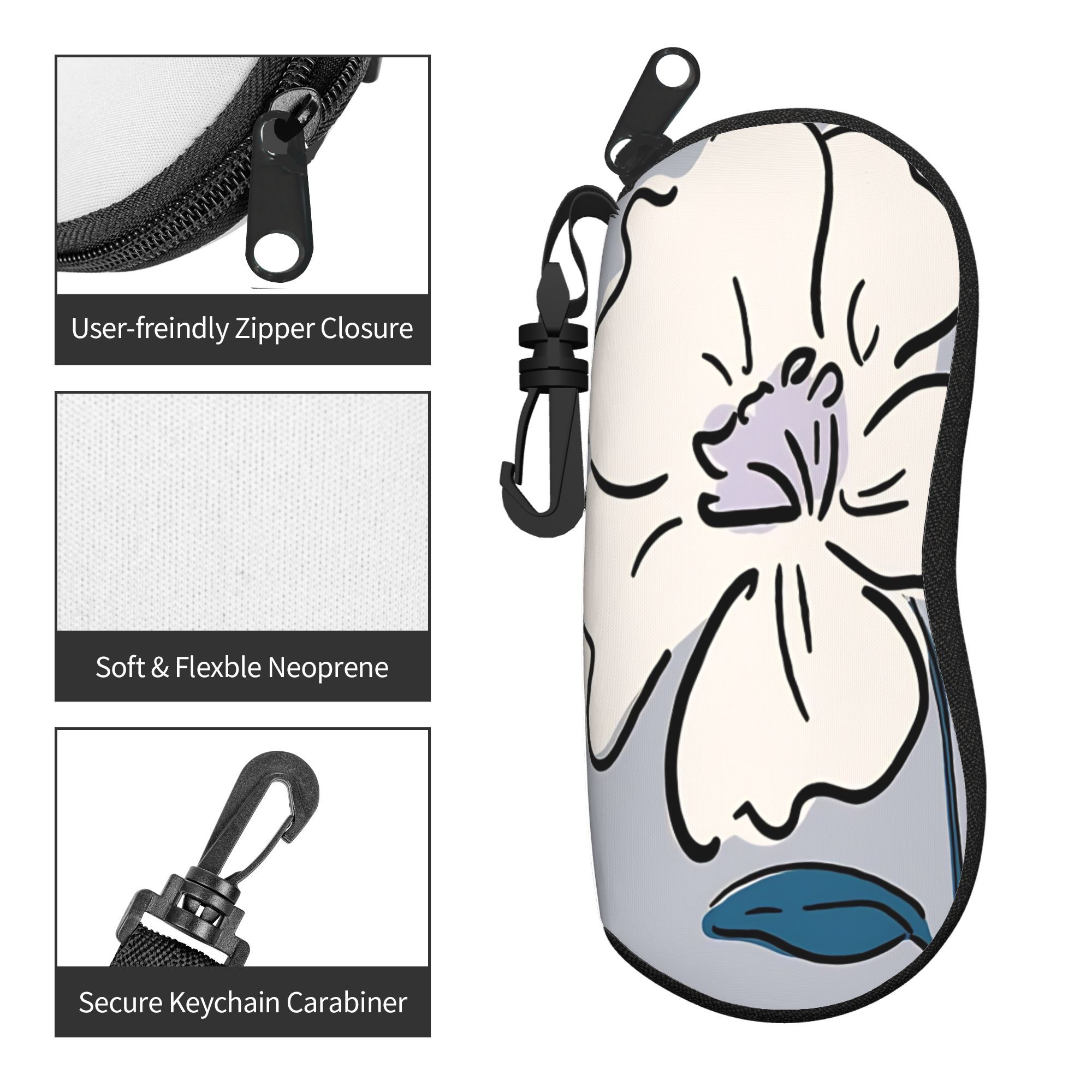 Flower Market  Glasses Case Co - Travel Accessories Market ulasan dan harga