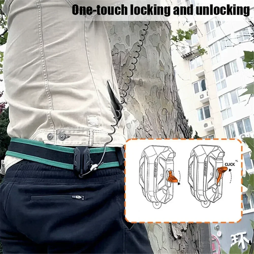 New Wearable Belt Pouch Heavy  - Travel Accessories Organiser ulasan dan harga