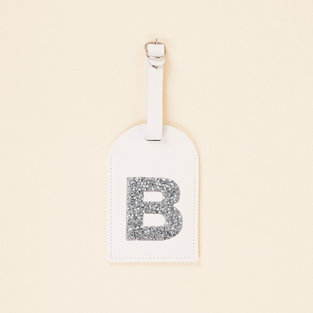 A-Z Rhinestone Monogram Leathe - Travel Accessories International ulasan dan harga
