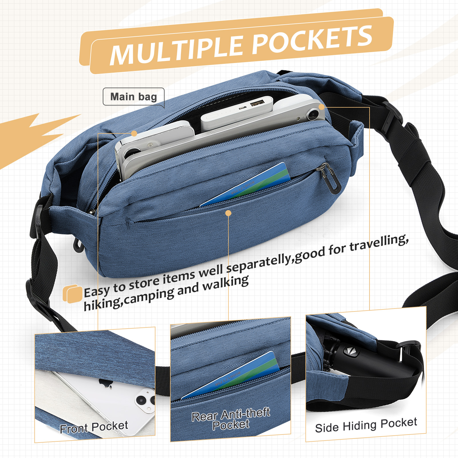 Fashionable Trendy Crossbody B - Travel Accessories Men ulasan dan harga