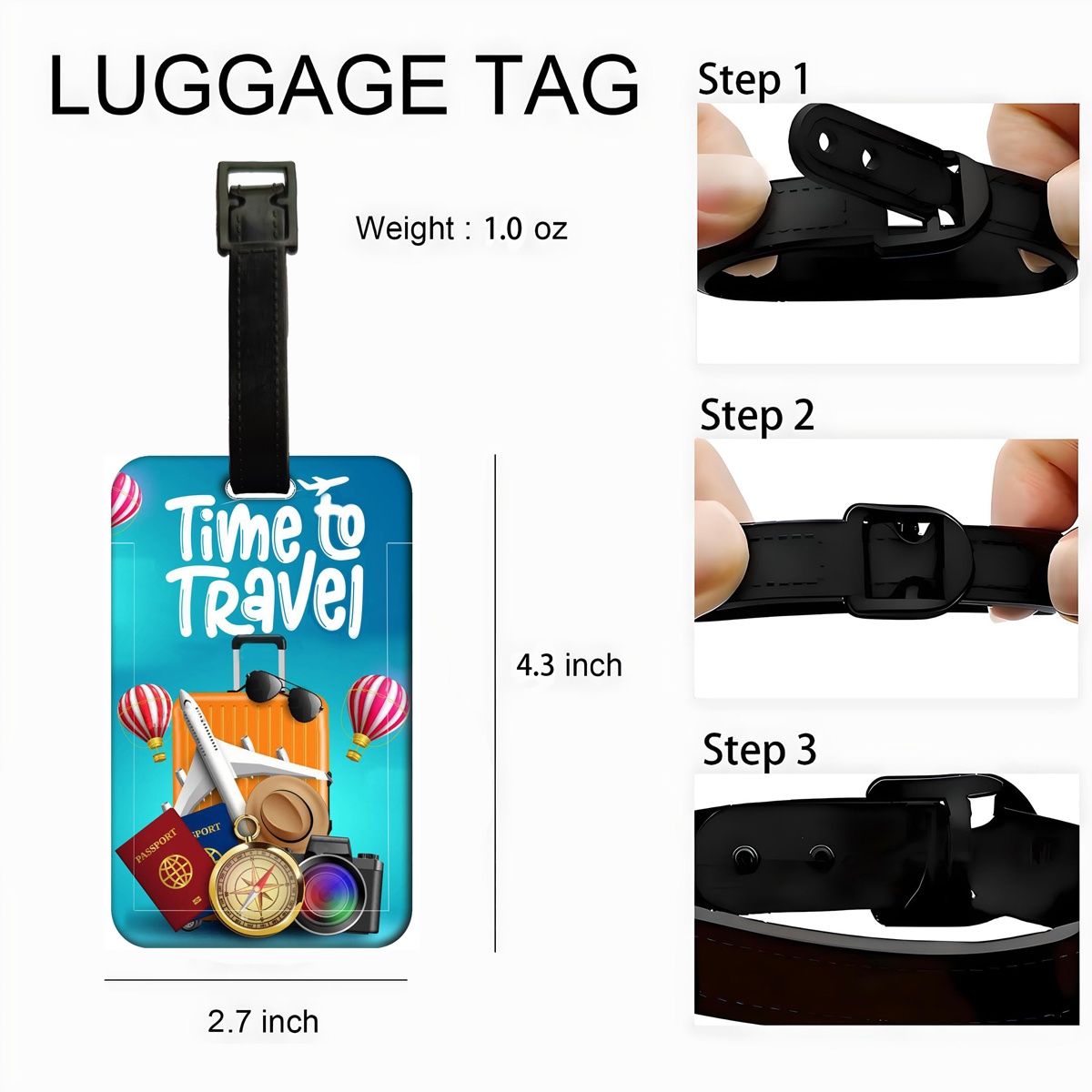 Travel style Luggage Tag Men W - Travel Accessories International ulasan dan harga